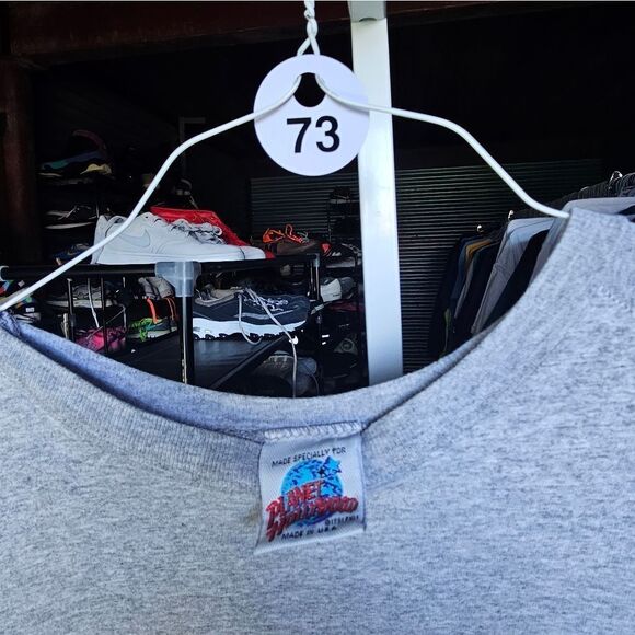 T-shirt men Gray size XXL planet Hollywood long sleeve 073 - Picture 4 of 4